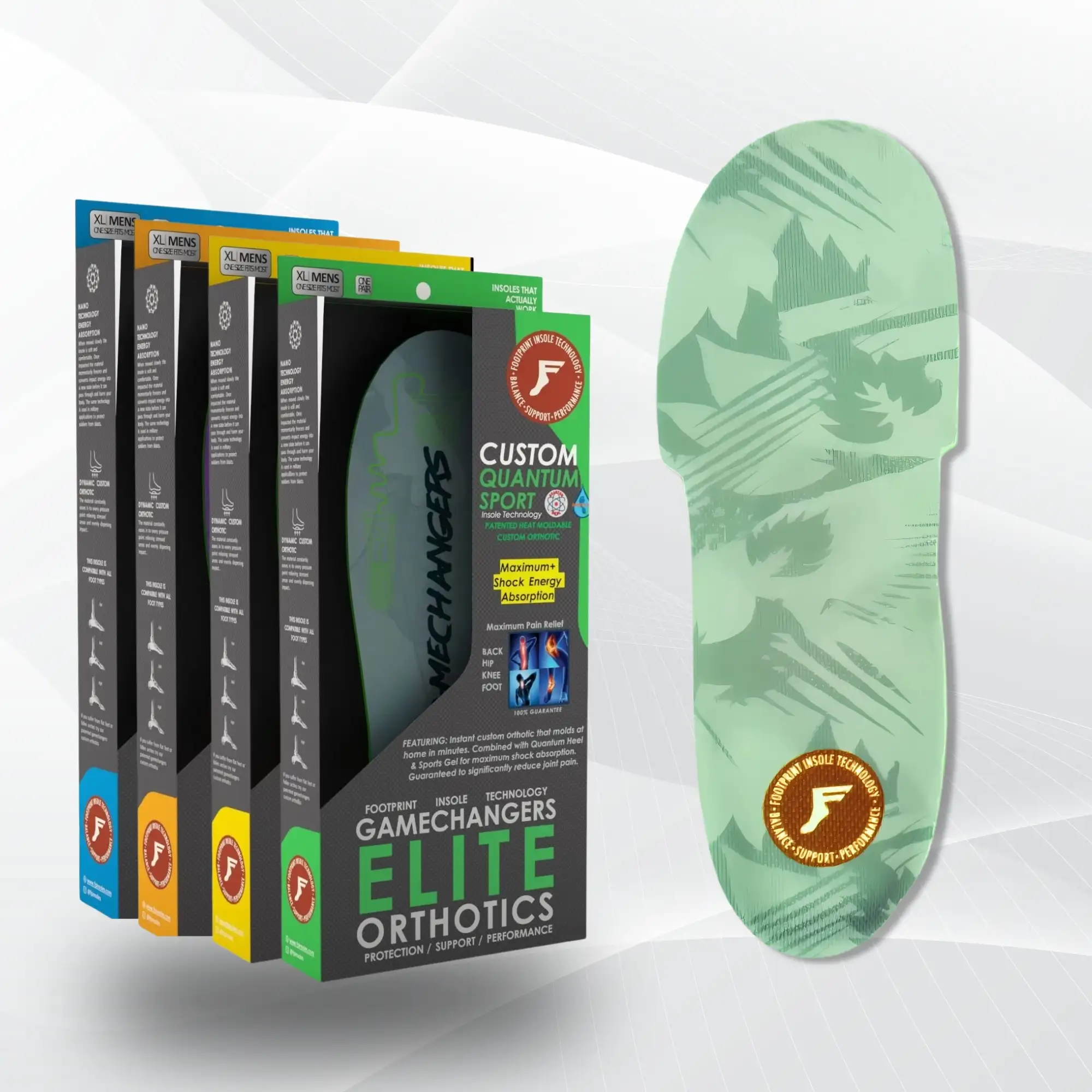 FP Gamechangers Insoles (3D custom arch support) - Footprint